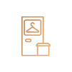 Changing room facilities icon for resident convenience at the clubhouse.